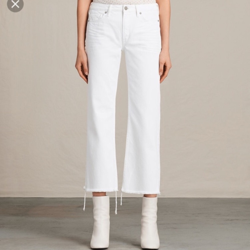ALLSAINTS NWT white jean